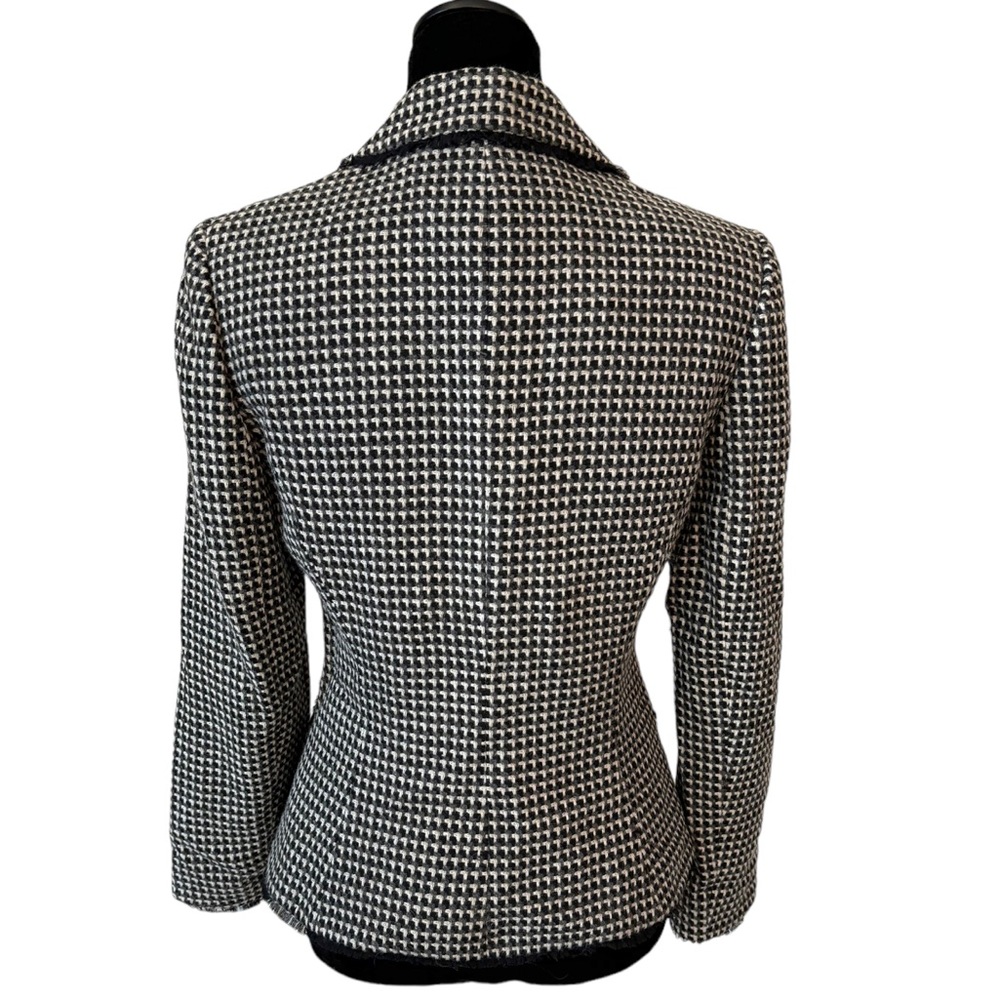 Tahari Black & White Jacket Size 6 - Picture 5 of 9